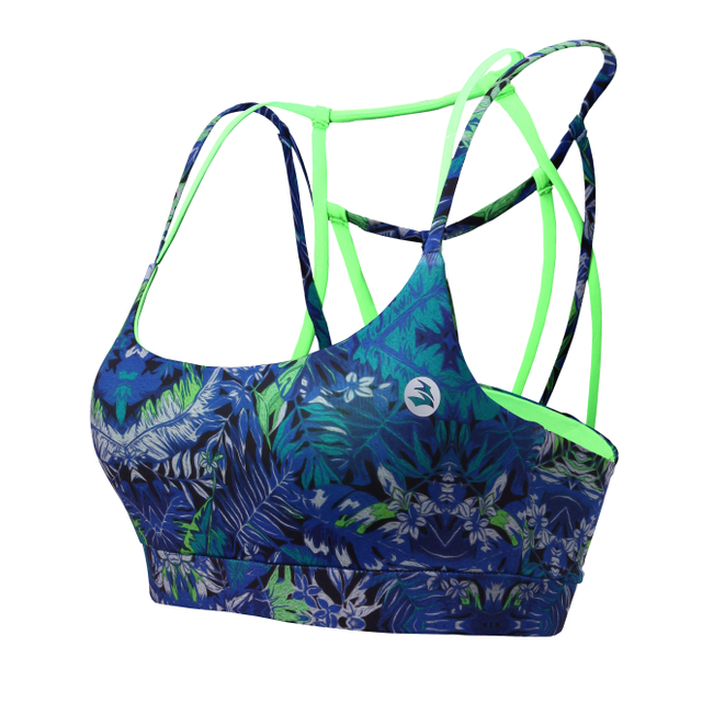 Sutiã esportivo feminino acolchoado com alças para ioga tops roupas de treino ativo