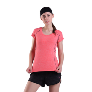 Camiseta feminina de moletom de secagem rápida e treino esportivo fitness fitness tops de corrida