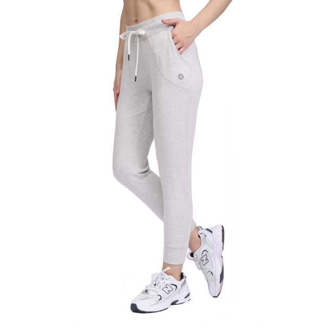 Calça jogger atlética feminina Calça de moletom com bolsos