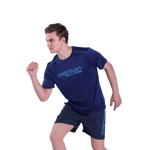 Camiseta masculina top praia esportes treino camiseta manga curta