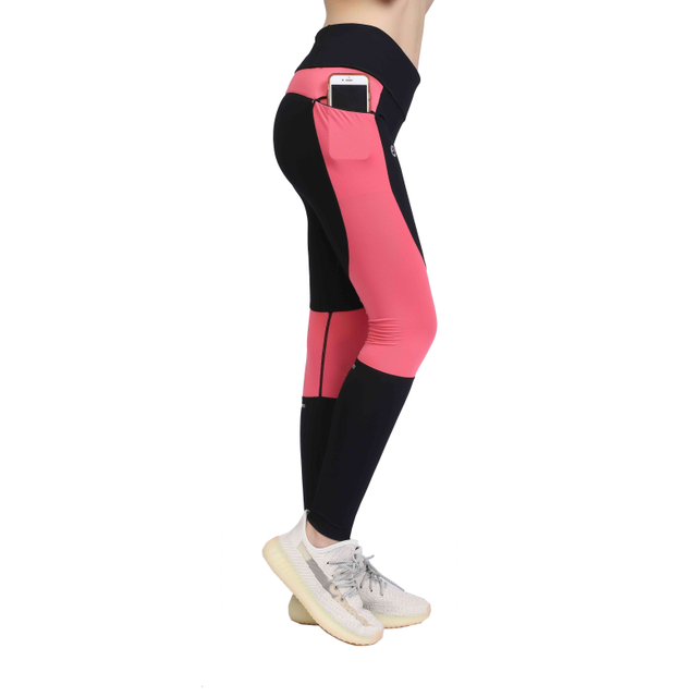 Pockets de zíper para malha feminina Ginástica de ginástica Leggings calças de ioga