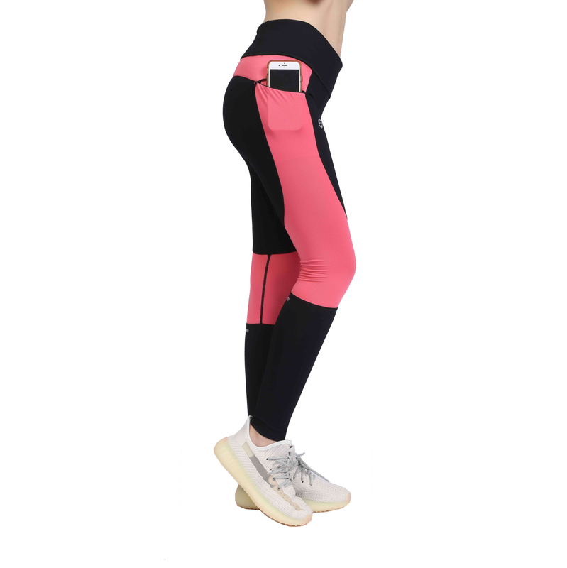 Pockets de zíper para malha feminina Ginástica de ginástica Leggings calças de ioga