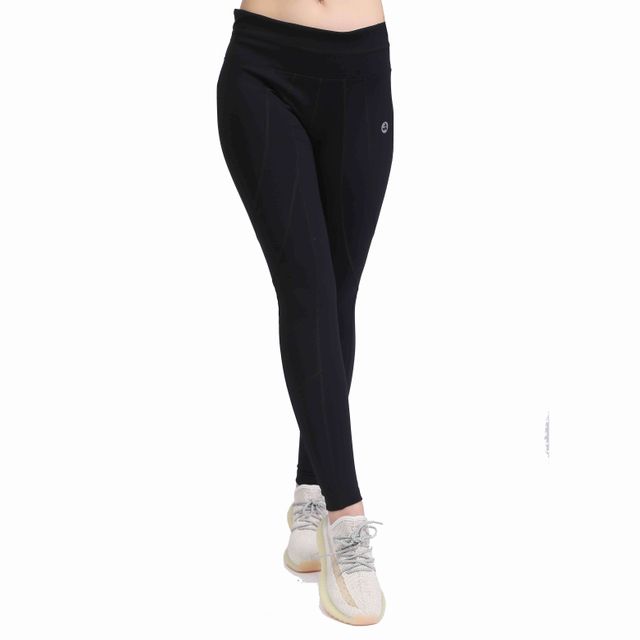 Legging feminina para exercícios de controle de barriga e ioga com reforço na virilha